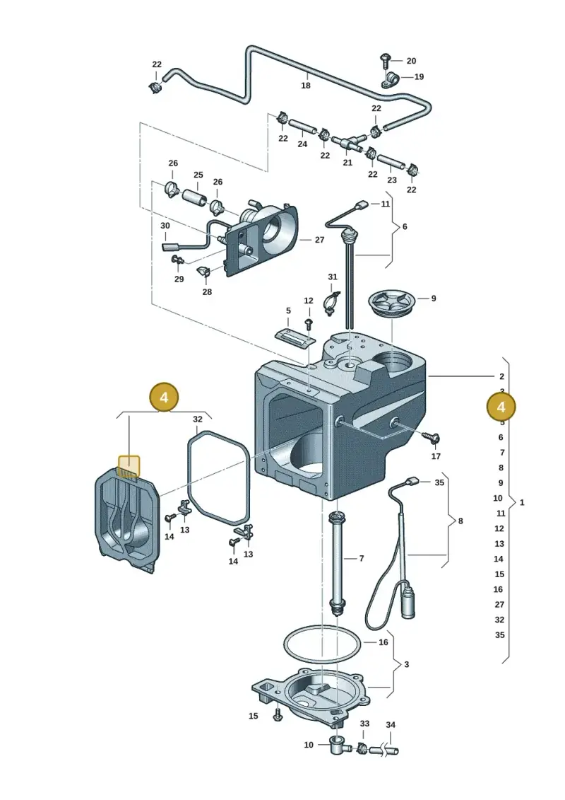 7T0068019 — Volkswagen Multivan (2021-2025) diagram 7t0068140, position 4