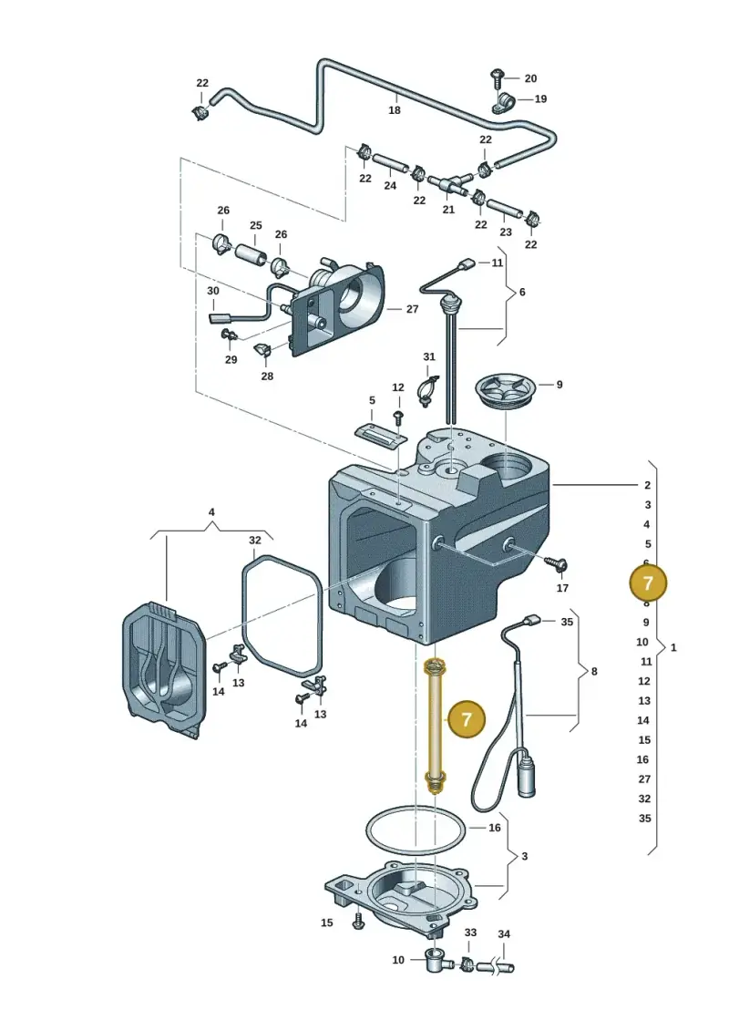 7T0068169 — Volkswagen Multivan (2021-) diagram 7t0068140, position 7