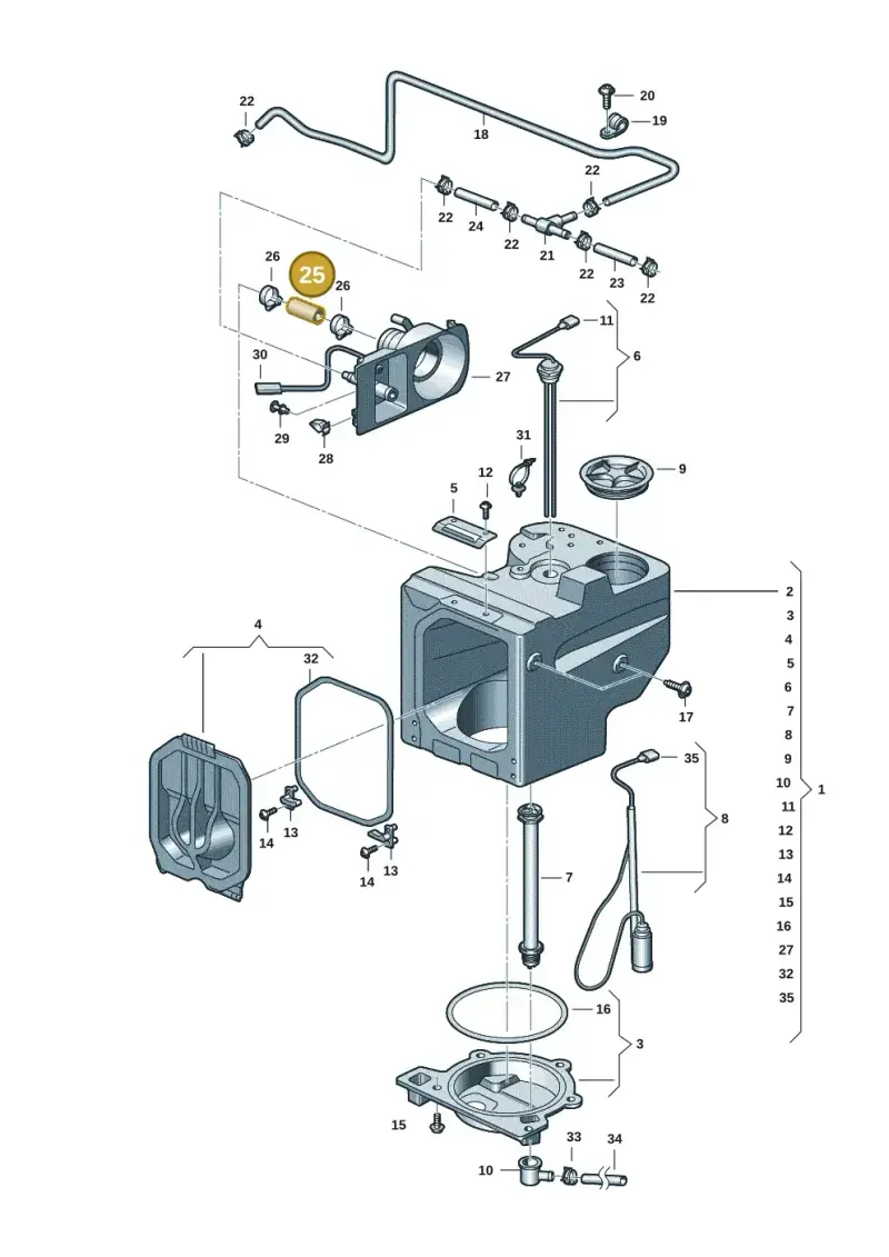 7T0070608 — Volkswagen Multivan (2021-) diagram 7t0068140, position 25