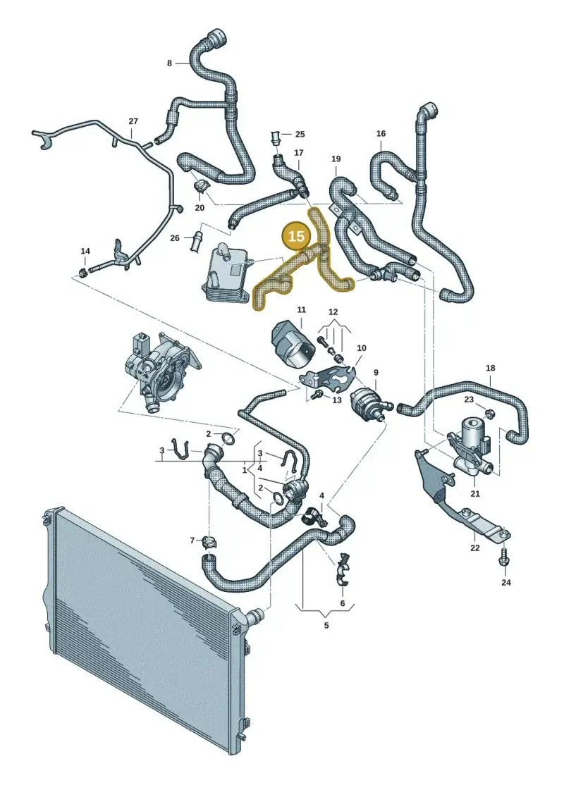 7T0121096A — Volkswagen Multivan (2021-) diagram 7t0121420, position 15