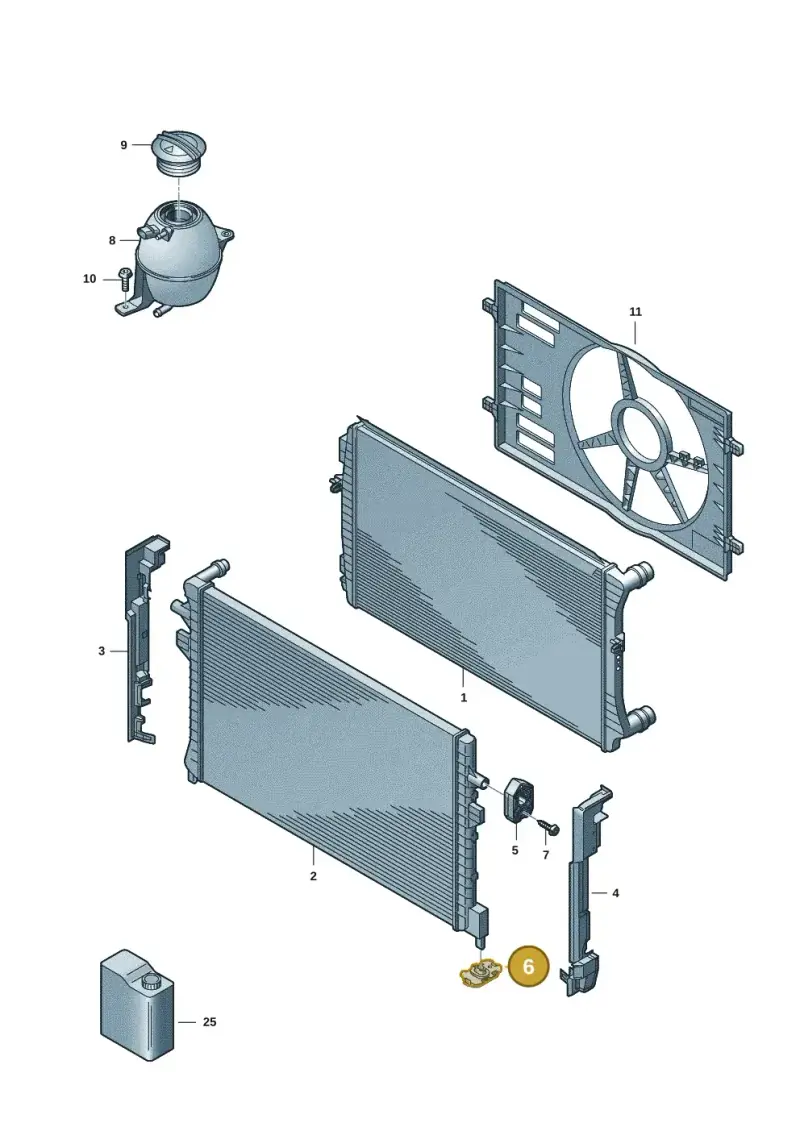 7T0121367C — Volkswagen Multivan (2021-) diagram 7t0122100, position 6