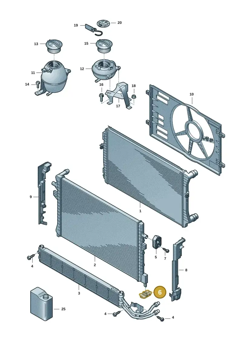 7T0121367D — Volkswagen Multivan (2021-) diagram 7t0122080, position 6
