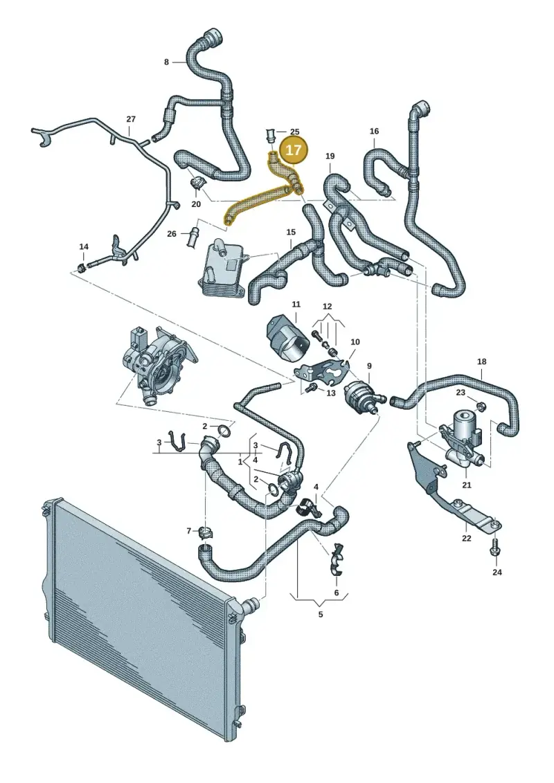 7T0122073AJ — Volkswagen Multivan (2021-) diagram 7t0121420, position 17