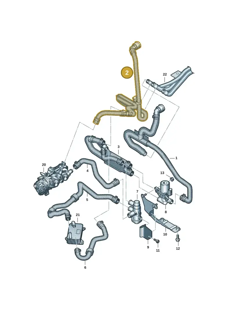 7T0122073AP — Volkswagen Multivan (2021-) diagram 7t0121280, position 2