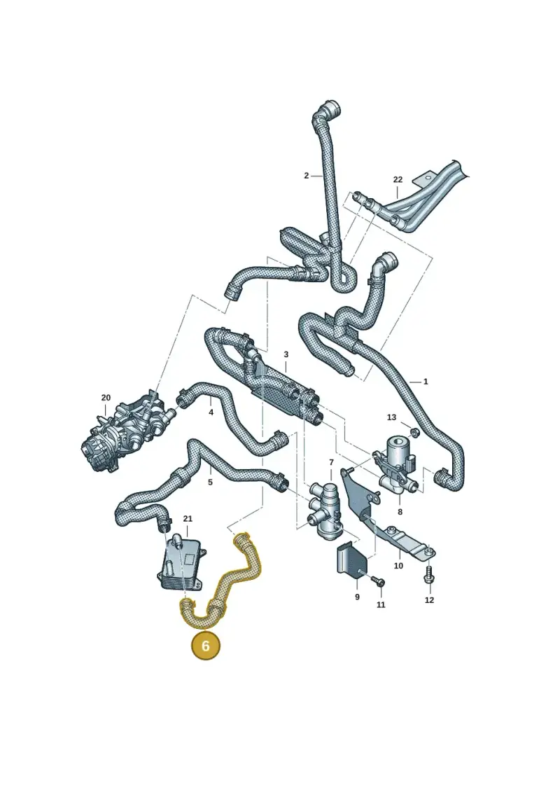 7T0122073BN — Volkswagen Multivan (2021-) diagram 7t0121280, position 6