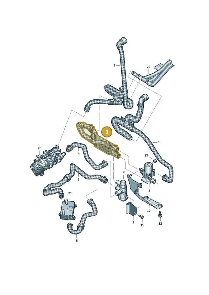 7T0122073BQ — Volkswagen Multivan (2021-) diagram 7t0121280, position 3
