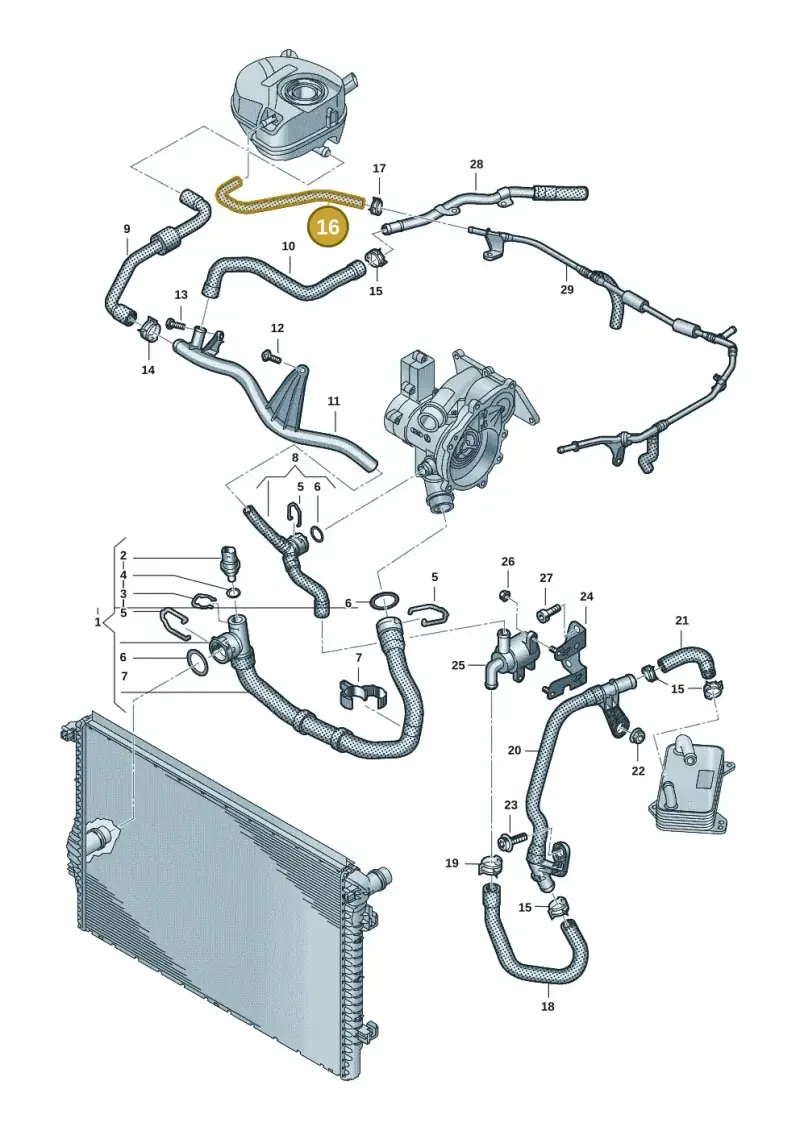 7T0122447D — Volkswagen Multivan (2021-) diagram 7t0121400, position 16