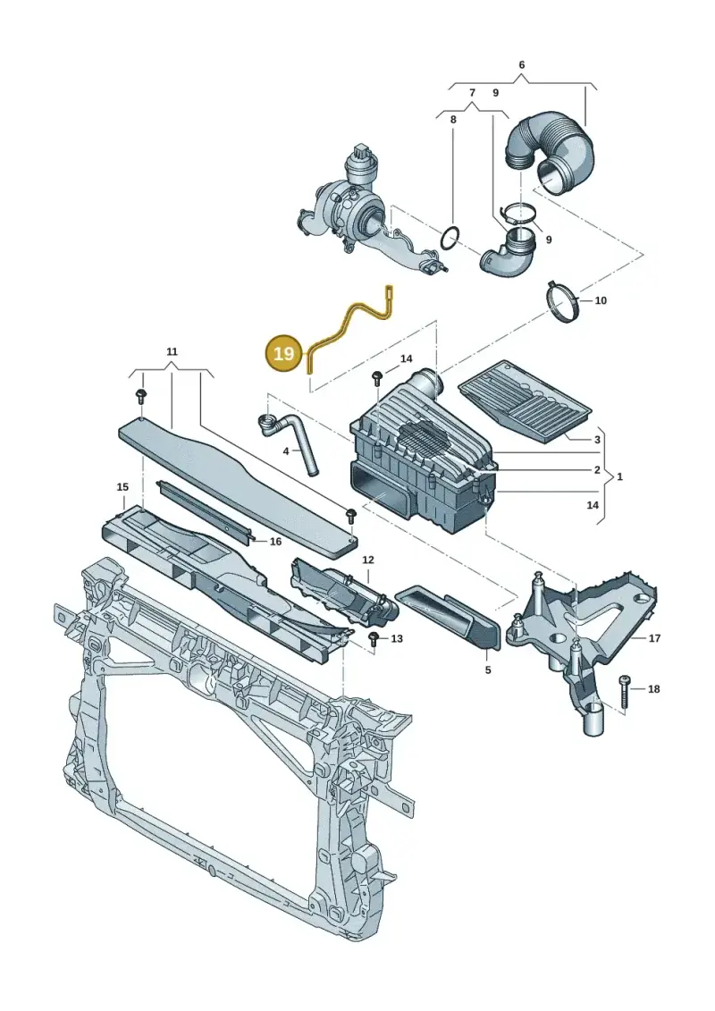 7T0129626 — Volkswagen Multivan (2021-) diagram 7t0129070, position 19