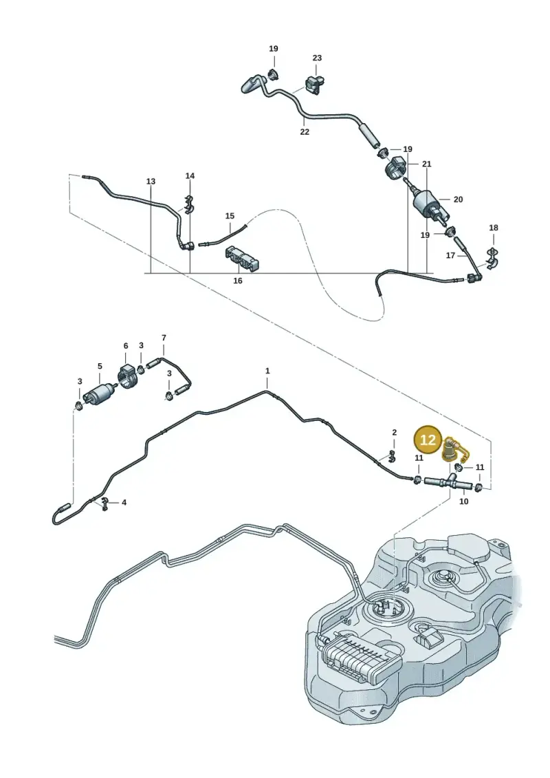 7T0201355 — Volkswagen Multivan (2021-) diagram 7t0201410, position 12