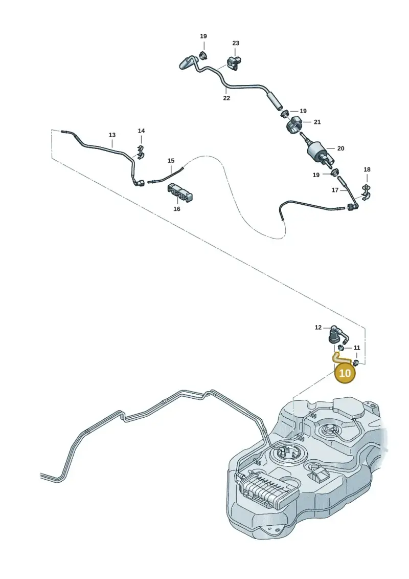 7T0201437 — Volkswagen Multivan (2021-) diagram 7t0201415, position 10
