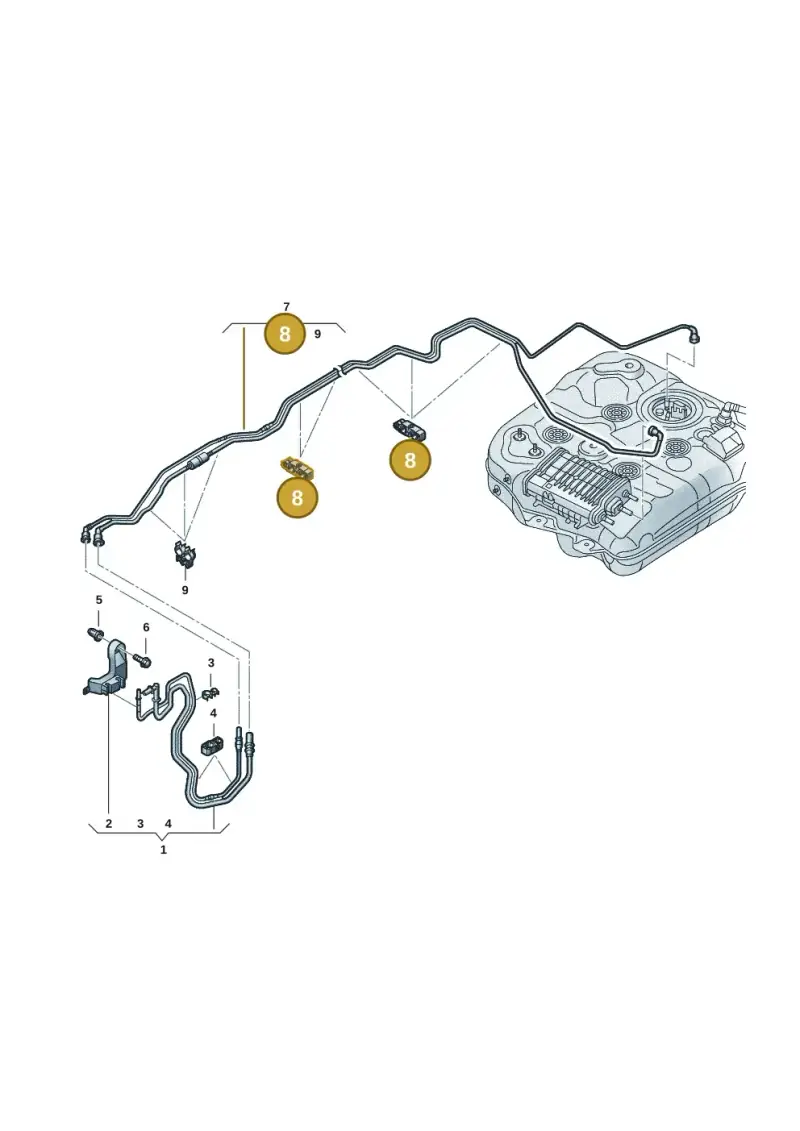 7T0201449B — Volkswagen Multivan (2021-) diagram 7t0201020, position 8