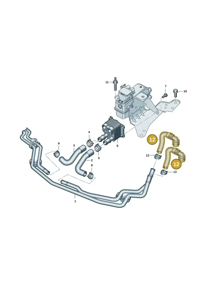 7T0815096A — Volkswagen Multivan (2021-) diagram 7t0819502, position 12