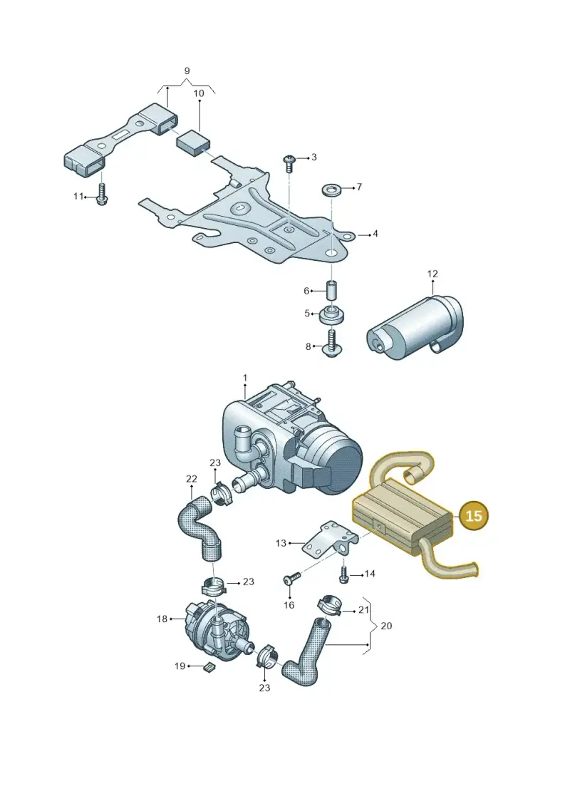 7T0819084 — Volkswagen Multivan (2021-) diagram 7t0819660, position 15
