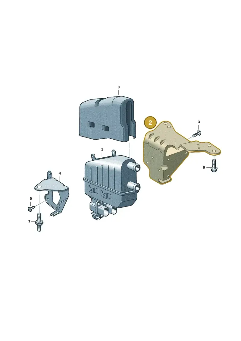 7T0819250 — Volkswagen Multivan (2021-) diagram 7t0819500, position 2