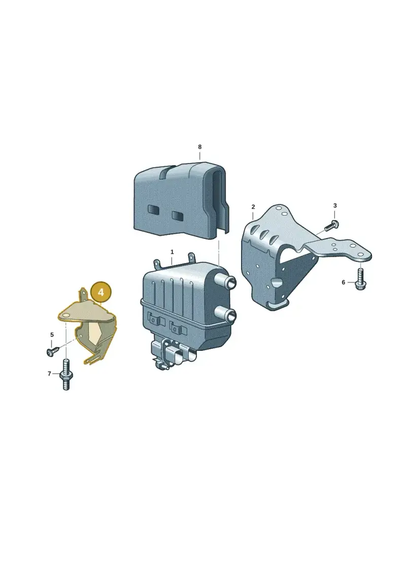 7T0819379 — Volkswagen Multivan (2021-) diagram 7t0819500, position 4