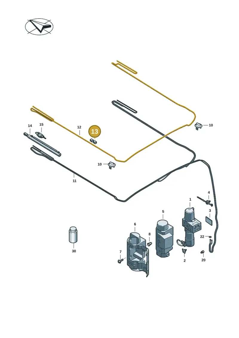 7T0877697 — Volkswagen Multivan (2021-) diagram 7t0875300, position 13