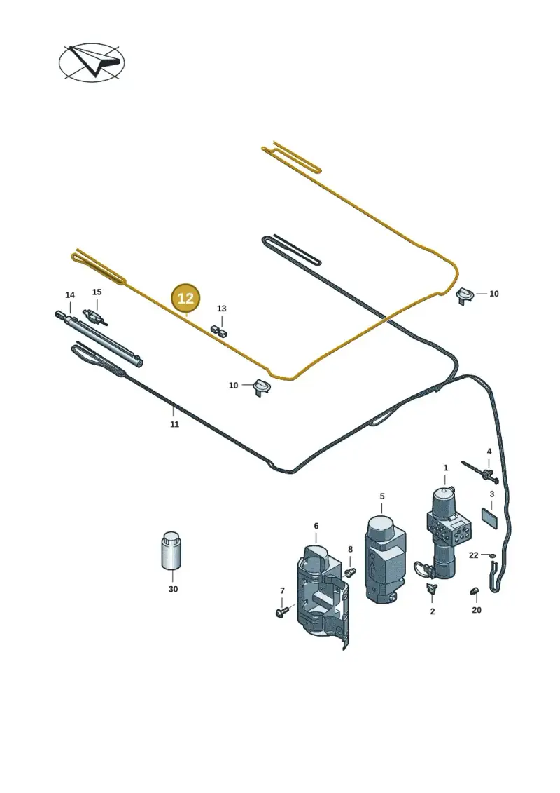 7T0971710 — Volkswagen Multivan (2021-) diagram 7t0875300, position 12