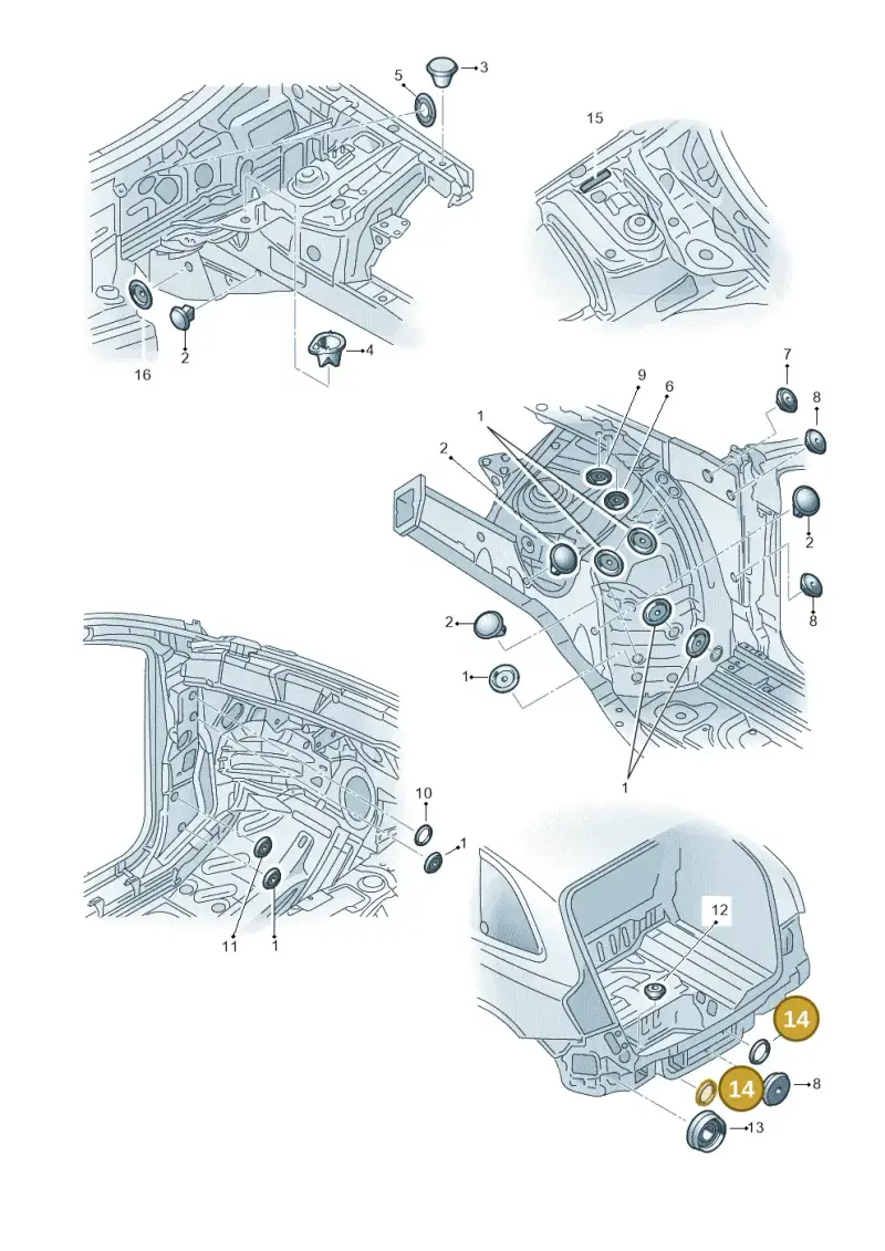 803803583B — Audi Q5 qu. 2.0 TDI (2012-2017) diagram 647803350, position 14