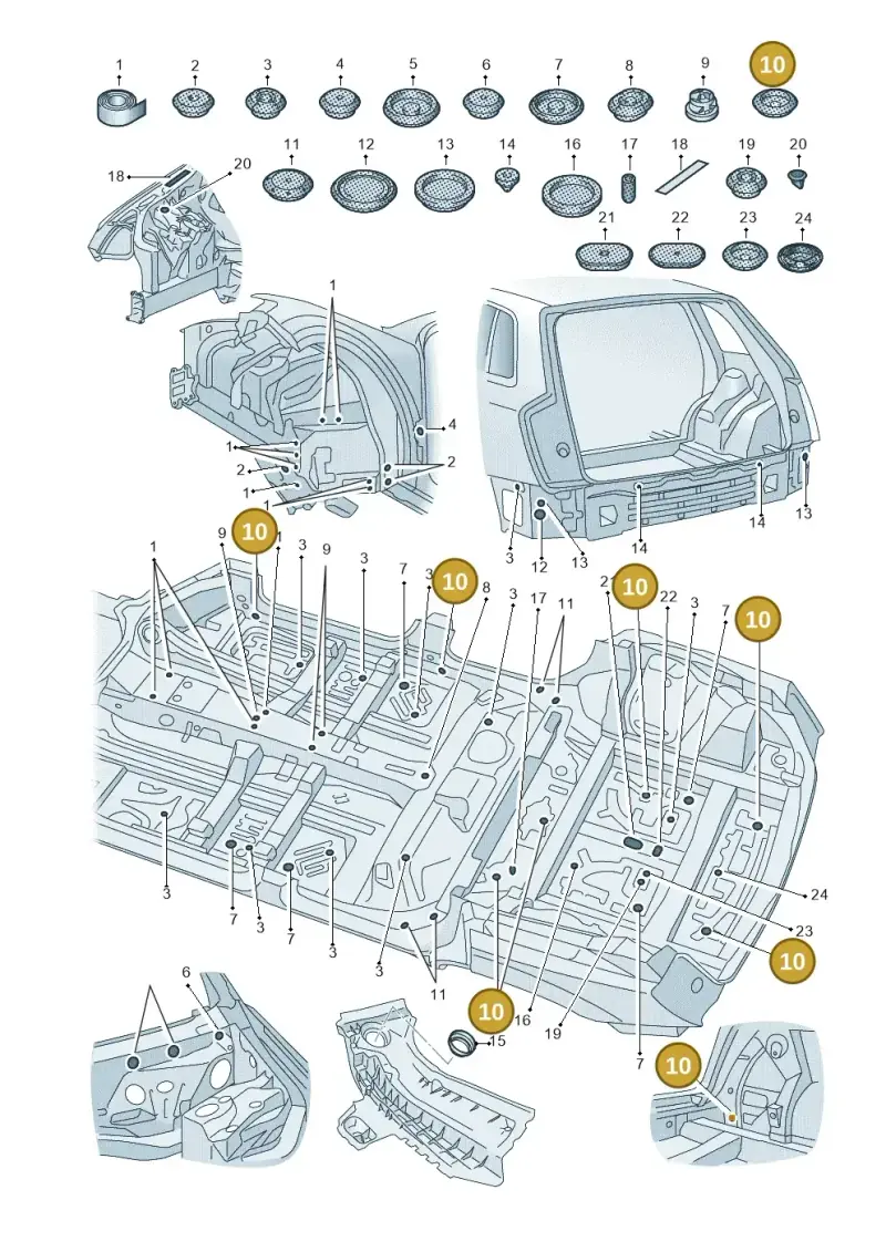 803803583B — Audi Q7 (2015-2025) diagram 859803360, position 10