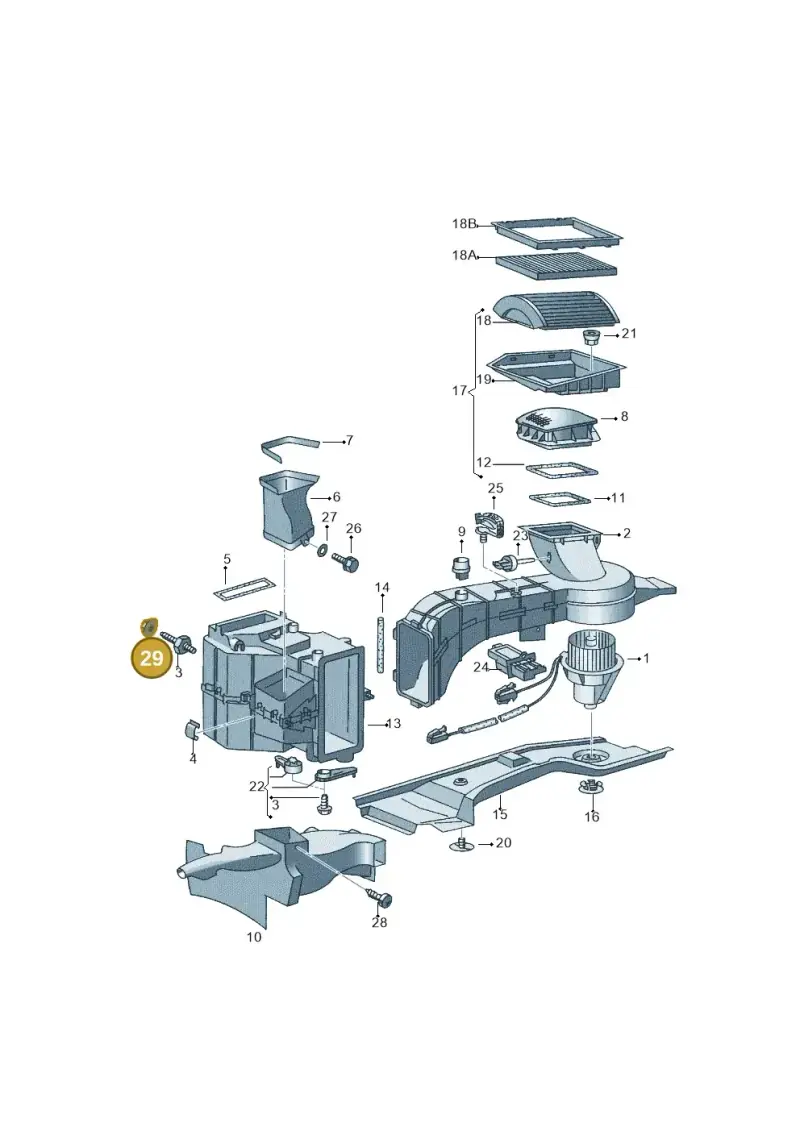803955637 — Volkswagen GOLF CABRIO (1998-2001) diagram 121819200, position 29