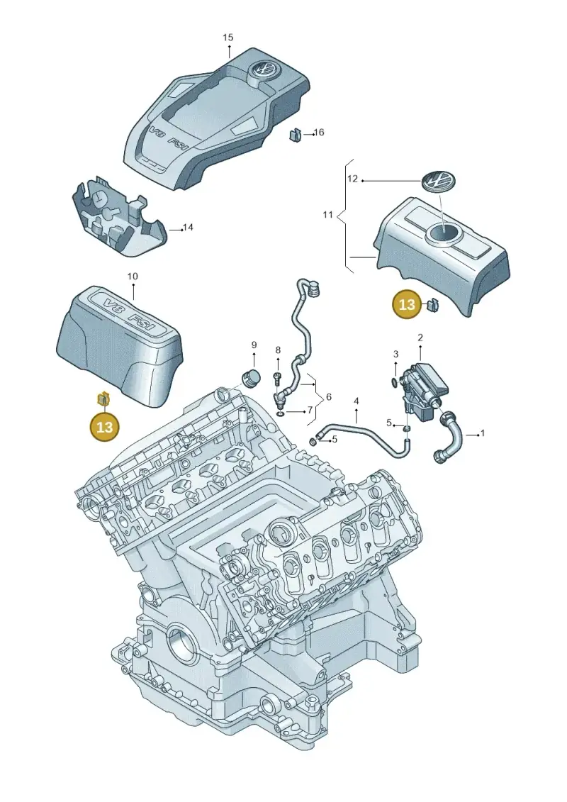 803959849 — Volkswagen Touareg                08> (2007-) diagram 478103820, position 13
