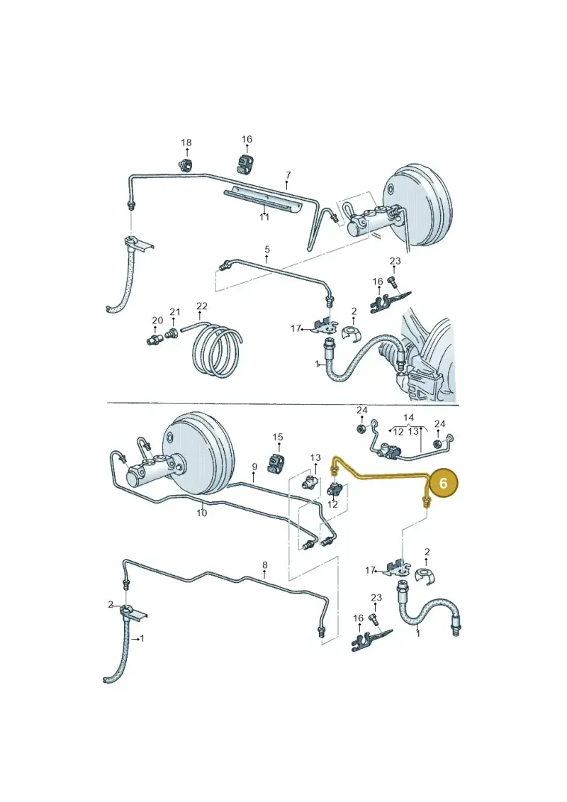 811611797 — Volkswagen CADDY-KOMBI/KASTENW.   06> (2005-) diagram 121611200, position 6
