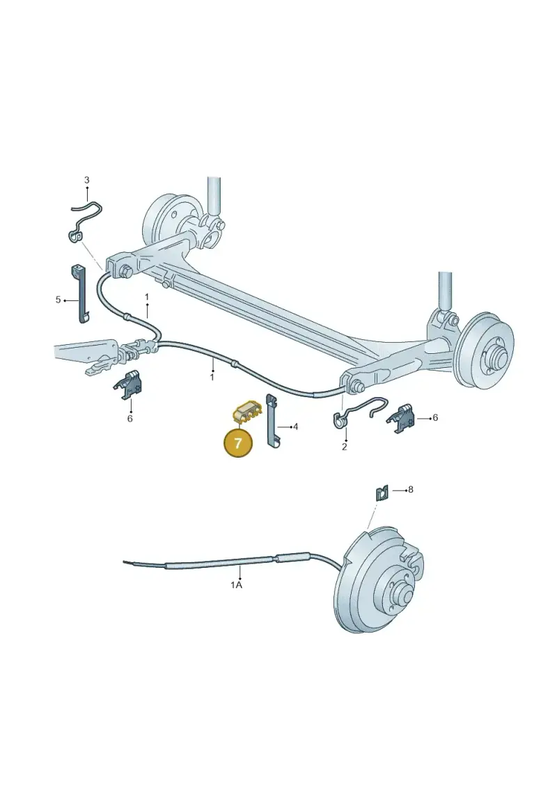 811611797 — Volkswagen POLO CLASSIC           06> (2005-) diagram 158609500, position 7