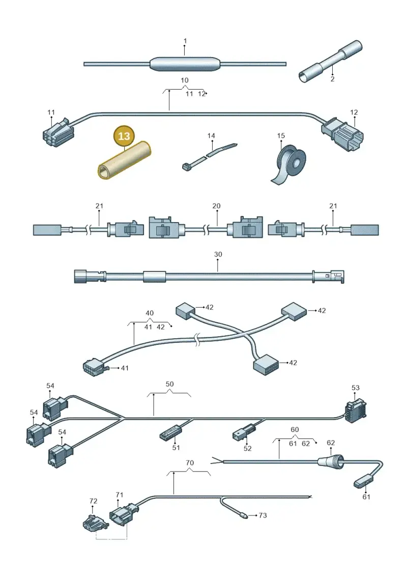 811971790B — Volkswagen Passat Saloon (2014-2024) diagram 793971960, position 13