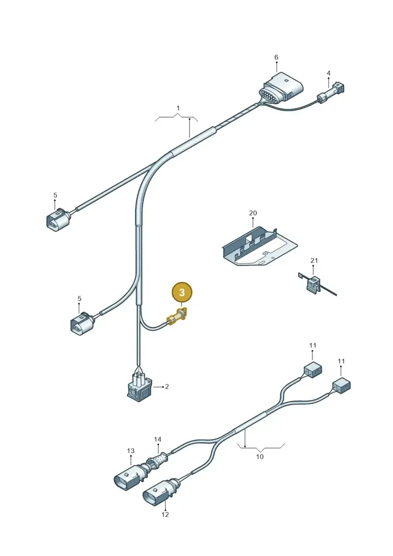 813972924 — Volkswagen PASSAT/4MOTION/W8 (2002-2005) diagram 226971800, position 3
