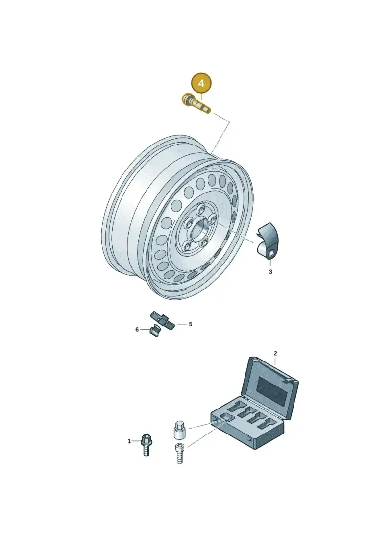 839601361A — Volkswagen ID.Buzz (2022-) diagram 62a601050, position 4