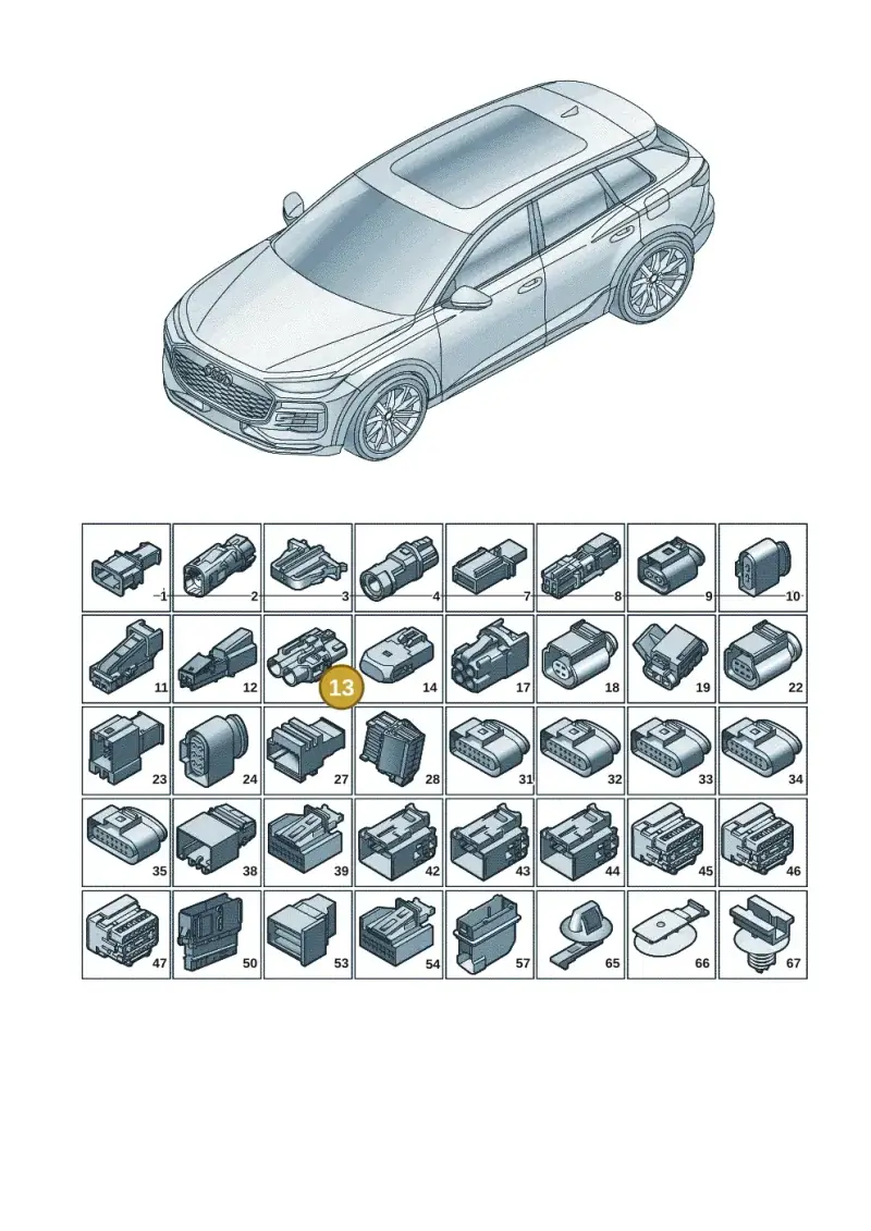 85E035444 — Audi Q6 e-tron (2023-2025) diagram f5s971820, position 13