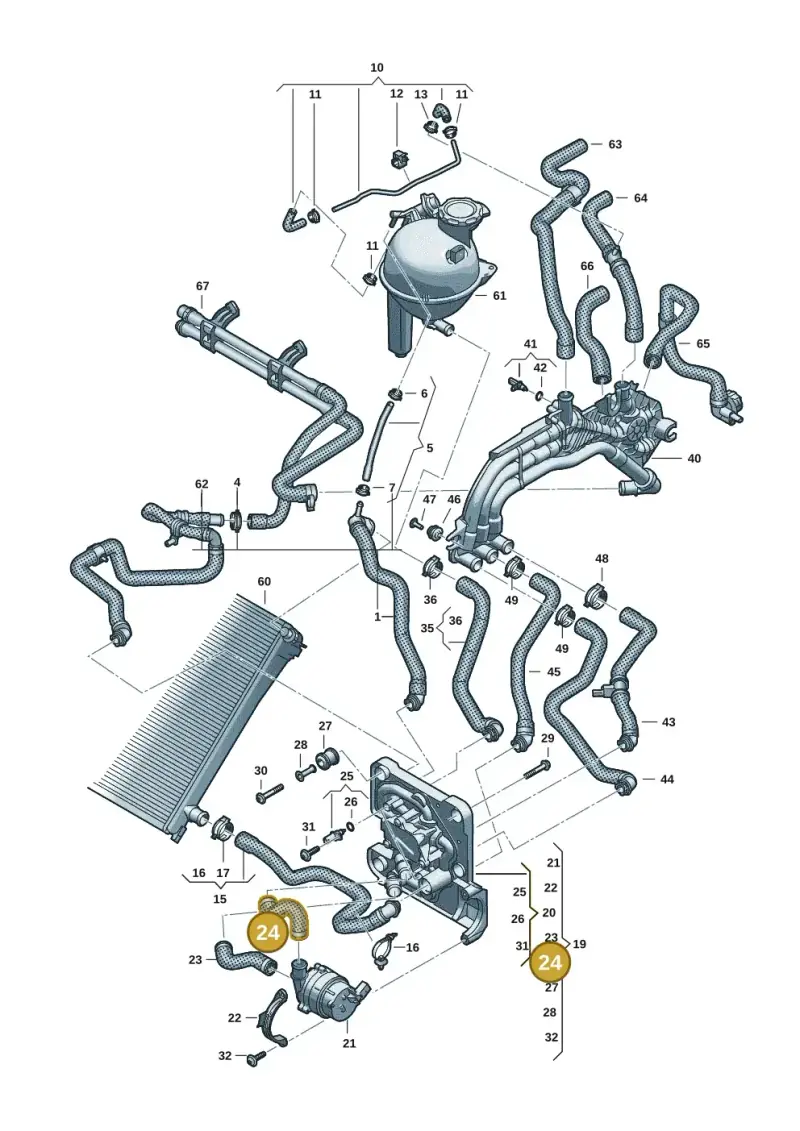 85E121056 — Audi Q6 e-tron (2023-2025) diagram f5s121000, position 24