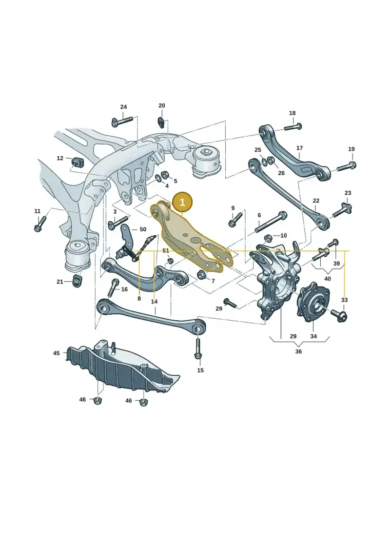 85E505311G — Audi Q6 e-tron (2023-2025) diagram f5s505300, position 1