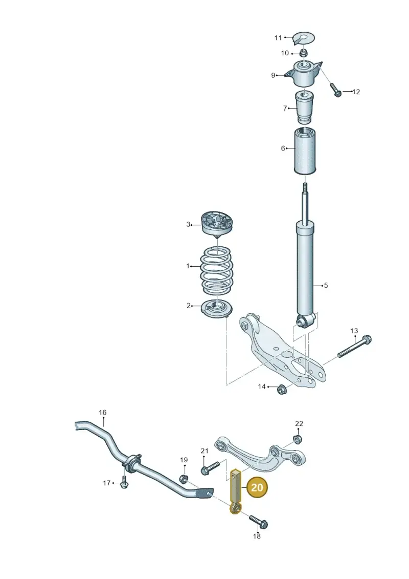 85E505465D — Audi Q6 e-tron (2023-2025) diagram 859511000, position 20
