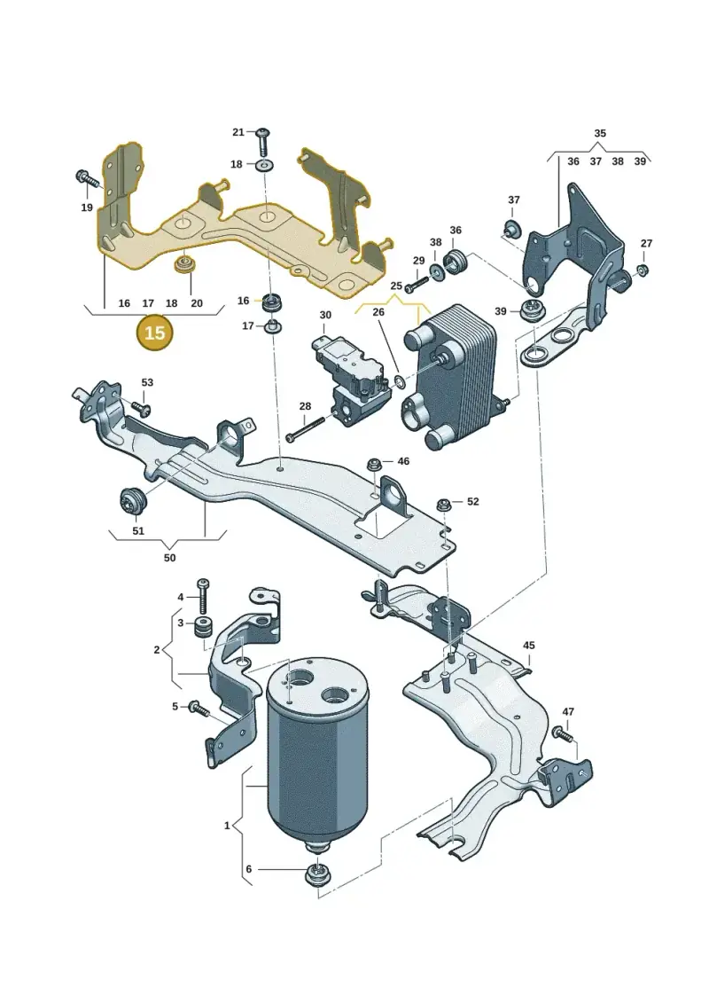85E820196E — Audi Q6 e-tron (2023-2025) diagram f5s260780, position 15