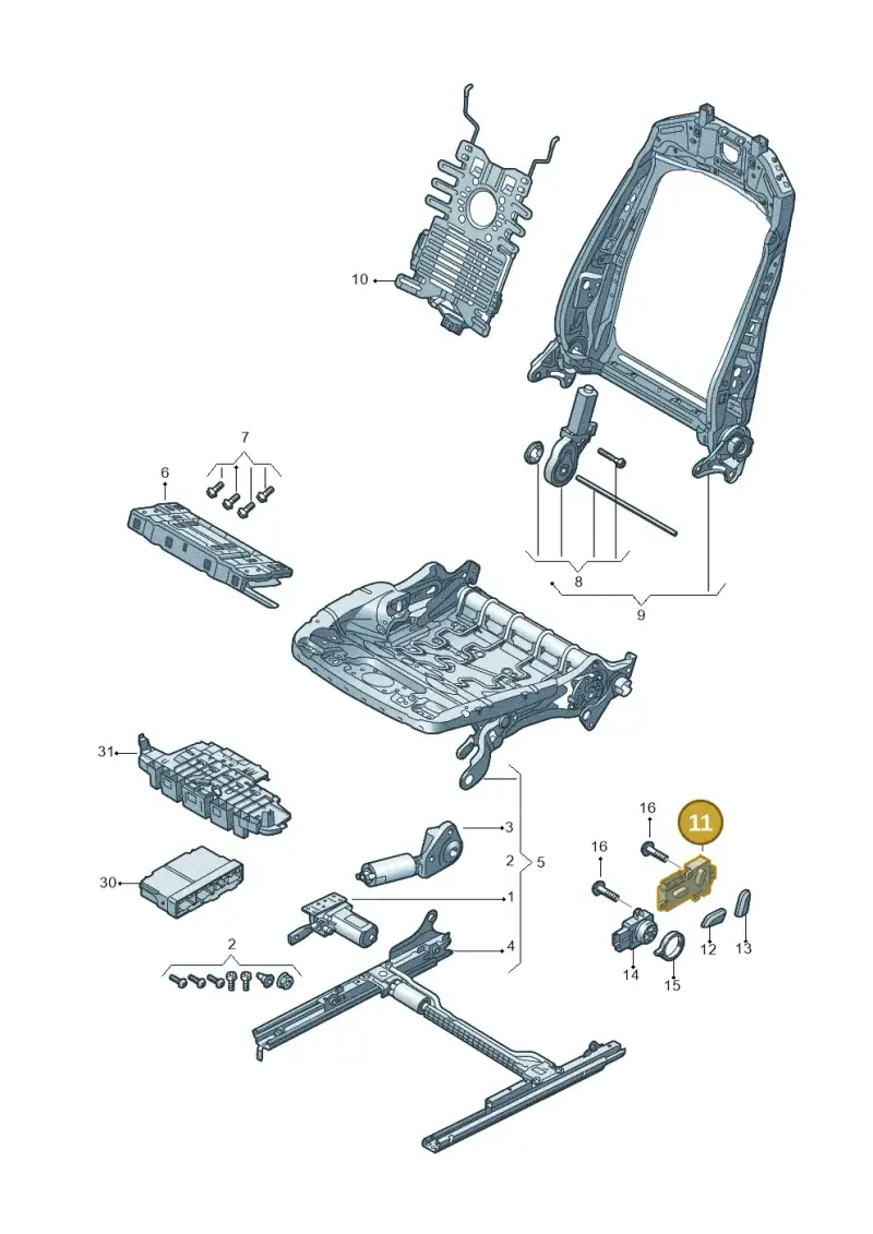 85E959748A — Audi RS Q8 (2019-2025) diagram 859959210, position 11