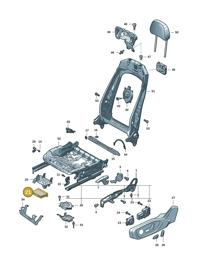 85E959760AE — Audi Q6 e-tron (2023-2025) diagram f5s881300, position 21