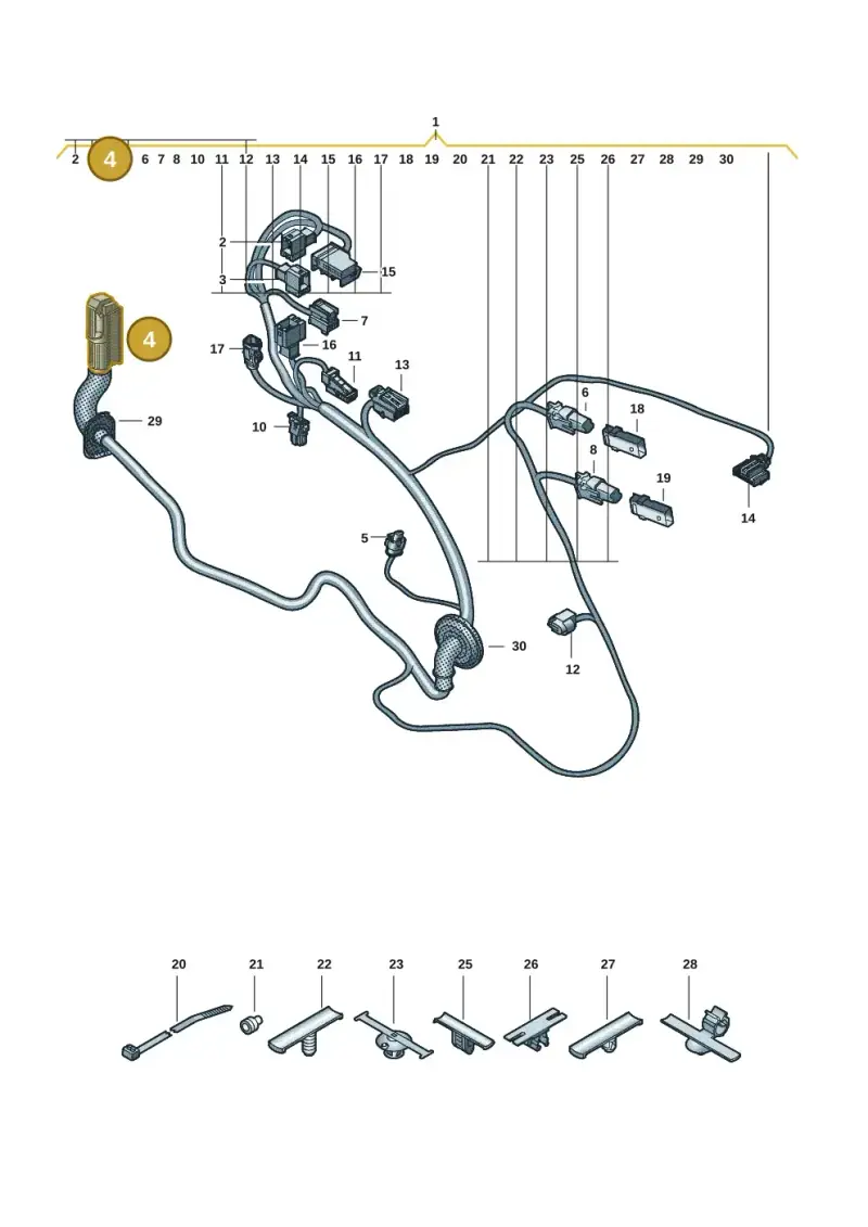 85E972702 — Audi Q6 e-tron (2023-2025) diagram f5s972330, position 4