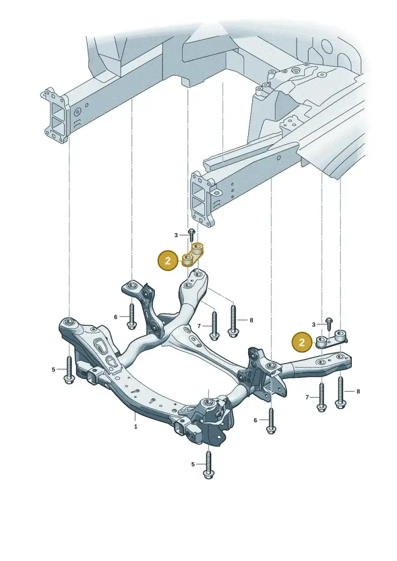 85H399167A — Audi Q6 e-tron (2023-2025) diagram f5s399000, position 2