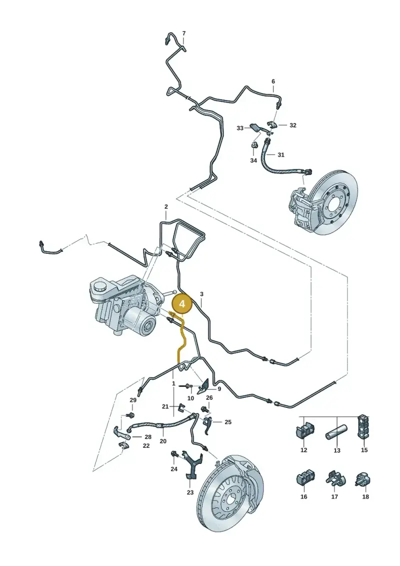 85H614726A — Audi Q6 e-tron (2023-2025) diagram f5s611020, position 4