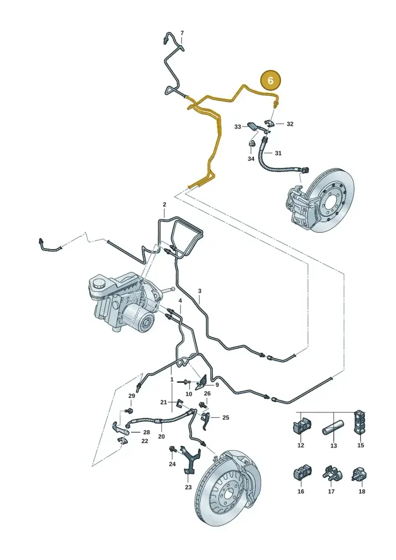 85H614727A — Audi Q6 e-tron (2023-2025) diagram f5s611020, position 6