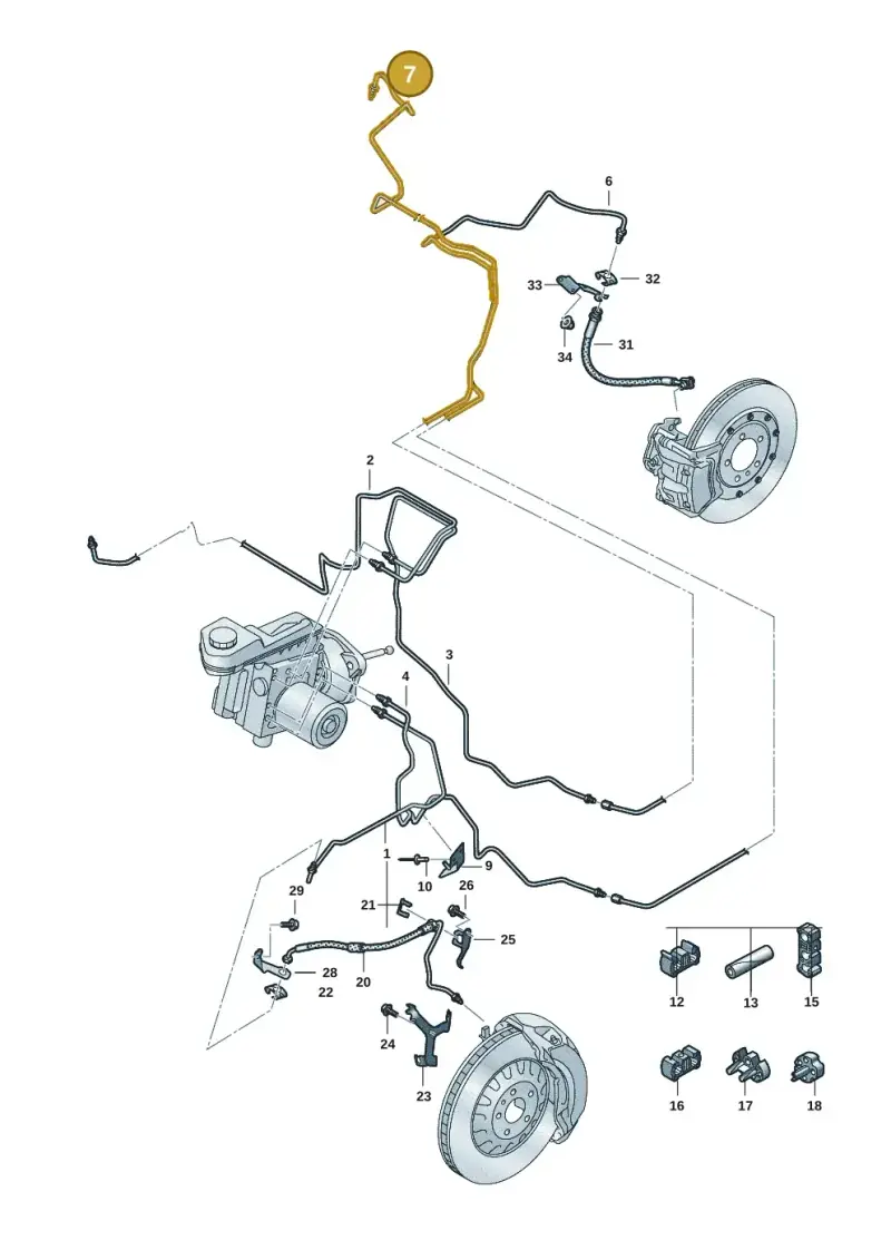 85H614728A — Audi Q6 e-tron (2023-2025) diagram f5s611020, position 7