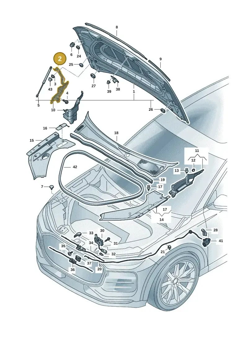 85H823302 — Audi Q6 e-tron (2023-2025) diagram f5s823000, position 2