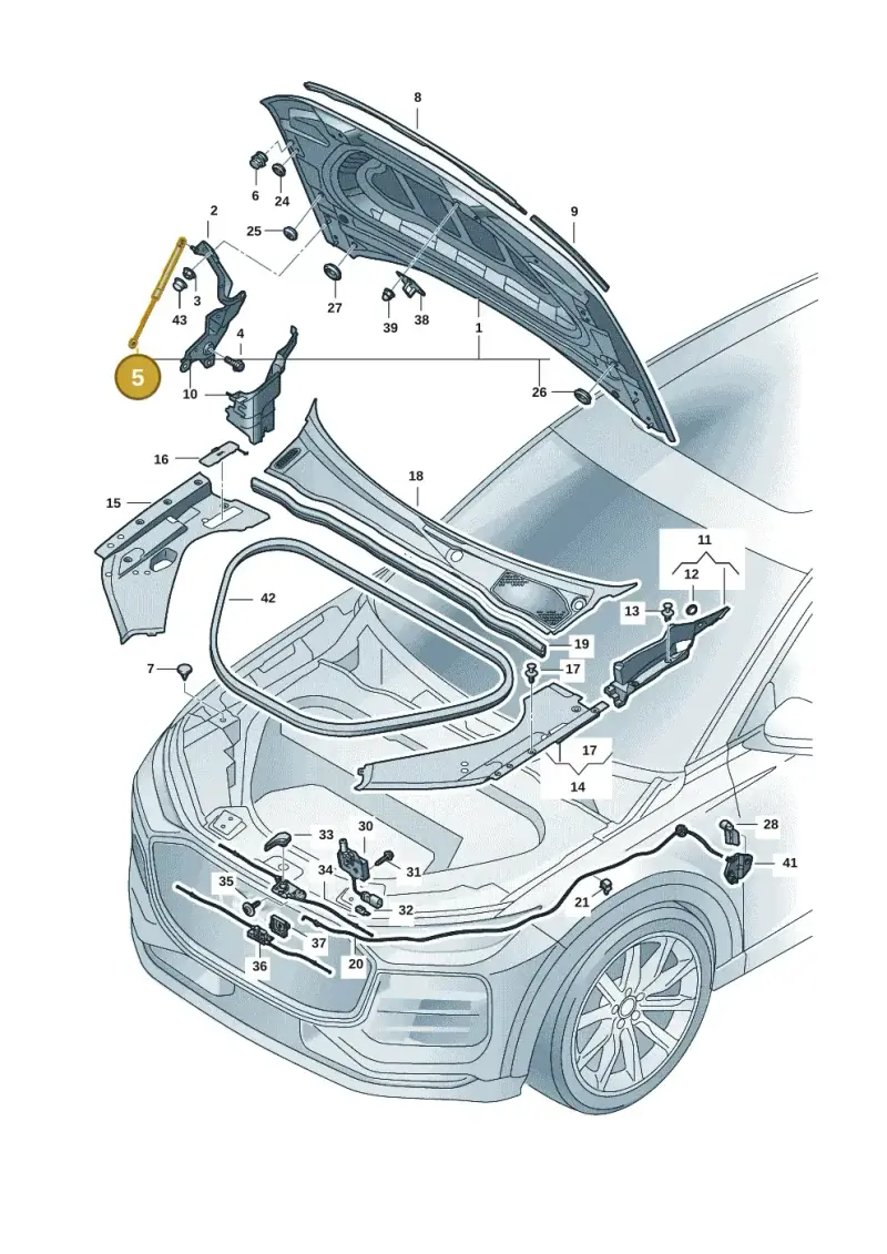 85H823359 — Audi Q6 e-tron (2023-2025) diagram f5s823000, position 5