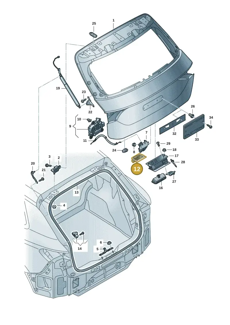 85H827520 — Audi Q6 e-tron (2023-2025) diagram f5s827000, position 12