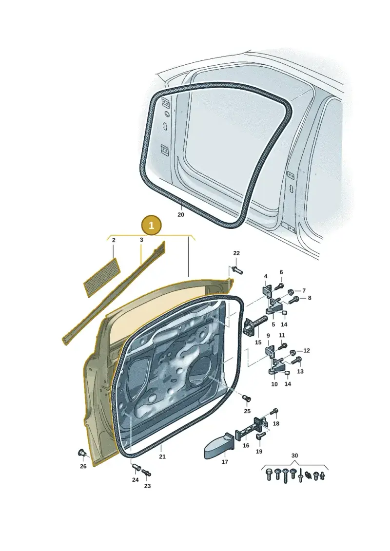 85H831052 — Audi Q6 e-tron (2023-2025) diagram f5s831010, position 1