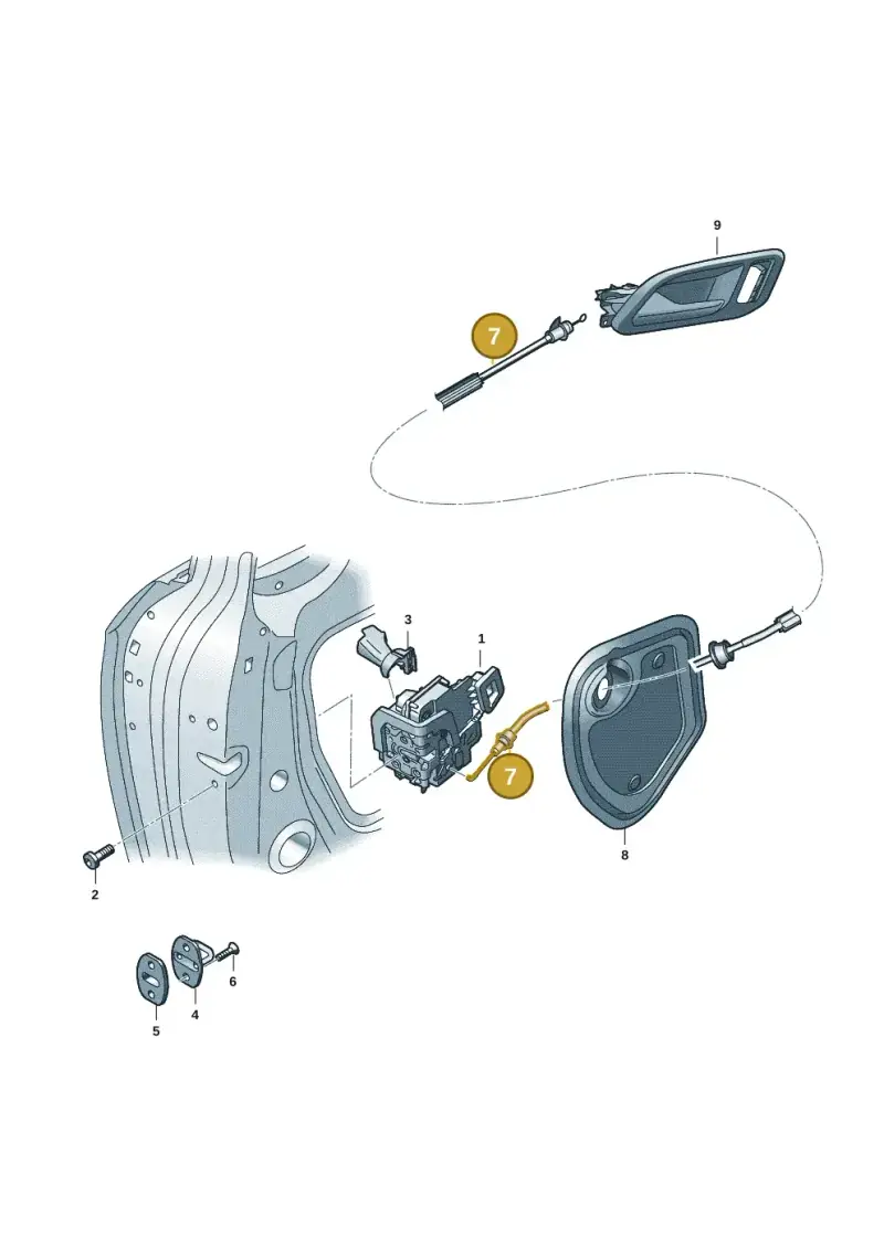 85H837085 — Audi Q6 e-tron (2023-2025) diagram f5s837030, position 7