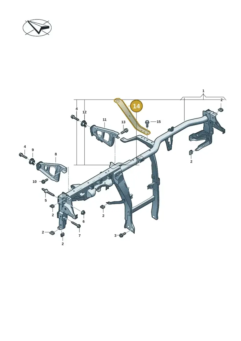 85H857295A — Audi Q6 e-tron (2023-2025) diagram f5s857000, position 14