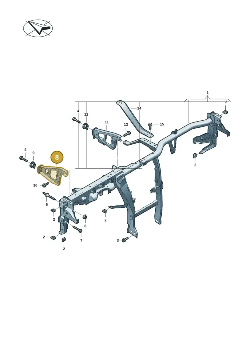 85H858297 — Audi Q6 e-tron (2023-2025) diagram f5s857000, position 8