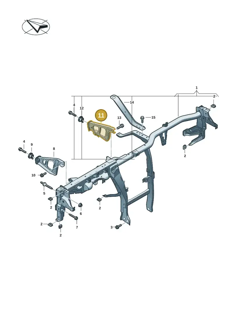 85H858298 — Audi Q6 e-tron (2023-2025) diagram f5s857000, position 11